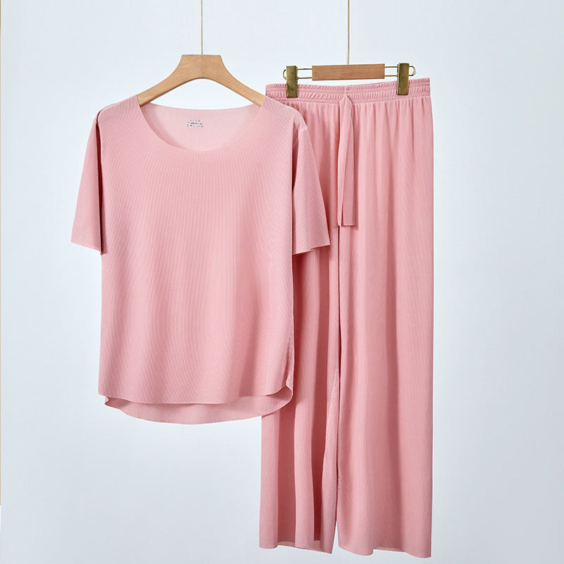❄️ Couple's Summer Ice Silk Cool Feeling Sleepwear