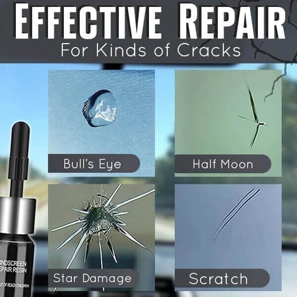 🔥2026 Hot Sale Buy 2 Get 3 Free🔥Cracks Gone Glass Repair Kit