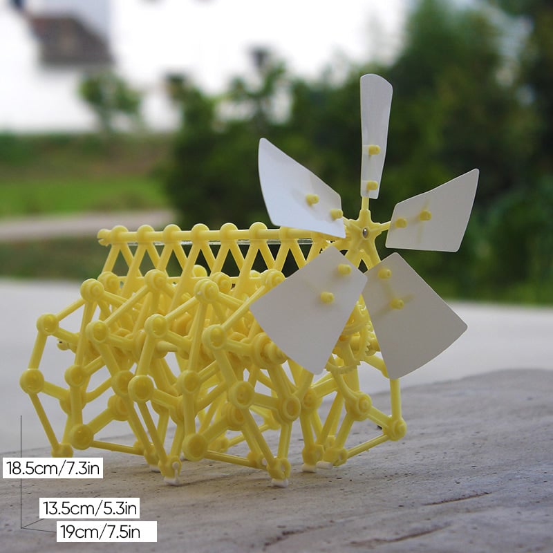 🌪️✨ Let science dance in the wind! The new favorite of STEAM "Wind-powered Bionic Beast" has arrived!✨🔧