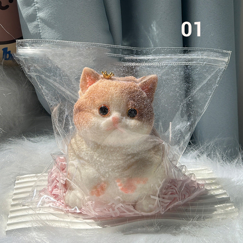 🎁Easter Promotion😻Cute and soft cat-shaped toy💕(relieves stress)