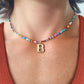 💜LAST DAY PROMOTION - 50%OFF💜 Letter Beaded Necklace for Women🔤A-Z
