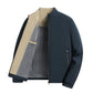 ✨Men's Standing Collar Zipper Casual Jacket