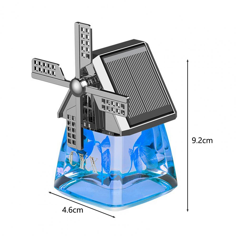 Solar-powered Windmill Aroma Car Air Freshener