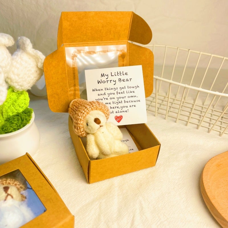 🐻LAST DAY Buy 2 Get 1 Free🎁Handmade Mini Plush Teddy Bear in Box