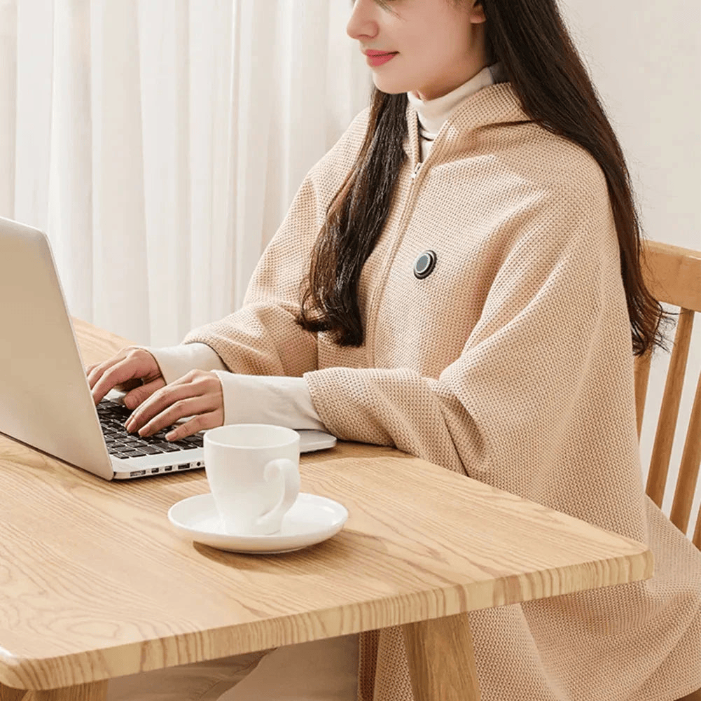 ❄️ 50% OFF! 🔥 Heated Blanket Shawl – Portable warmth all winter ✨