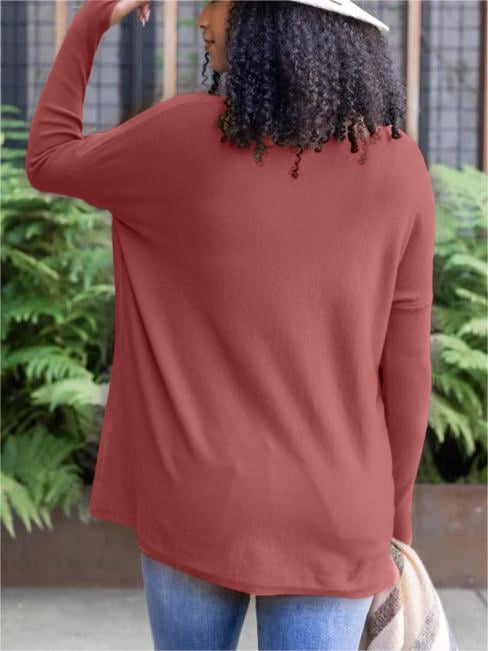 💥HOT SALE 50% OFF💥LONG SLEEVE THUMBHOLE SWEATER POCKET TUNIC💥