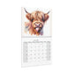 💥Limited Sale 50% OFF🐮Highland Cow Calendar 2026 – Rustic Farmhouse Wall Art & Monthly Planner📅