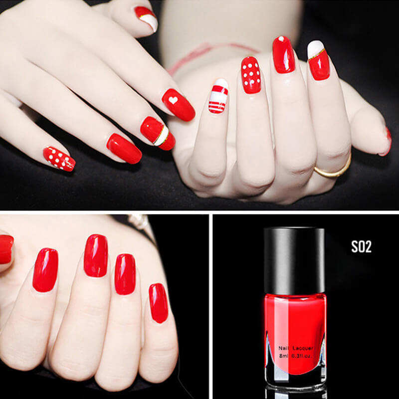 💅 "No-Bake Quick-Dry Water-Based Nail Polish" 🎨, keep your fingertips perfect all the time! 💅