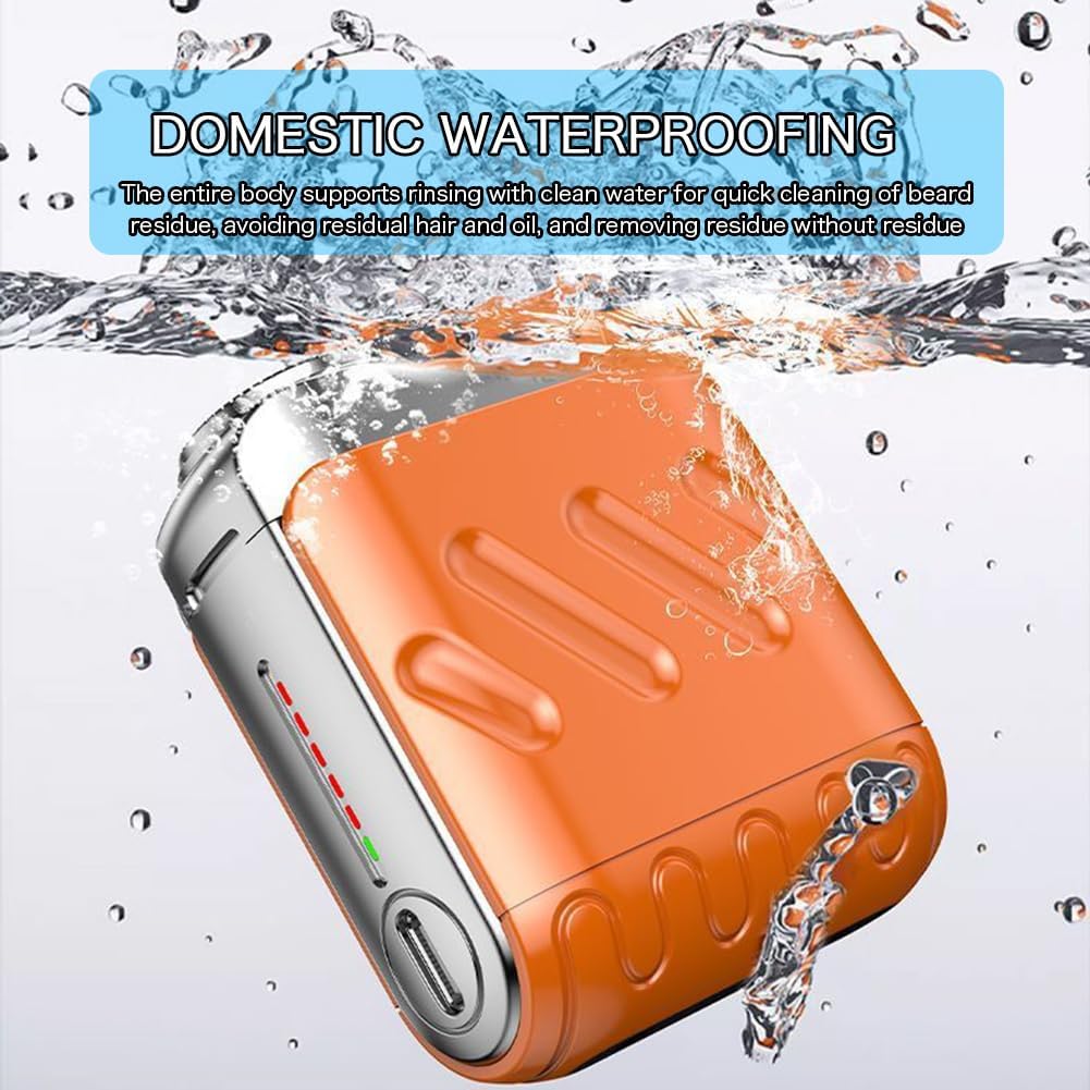 🔥2025 New Design🔥 Mini Electric Rotary Dual Ring Pocket Shaver