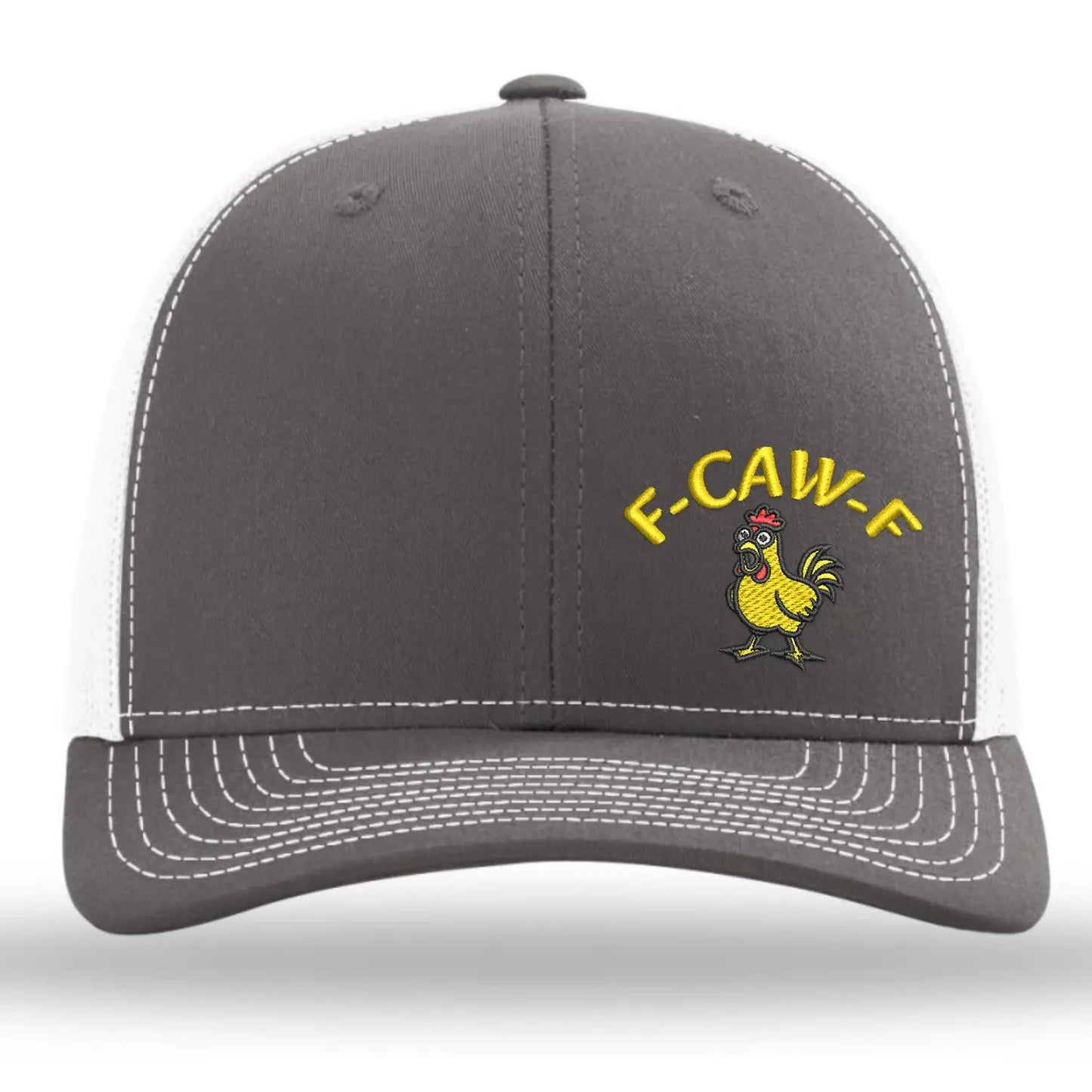 Witty Chicken Embroidered Snapback Cap