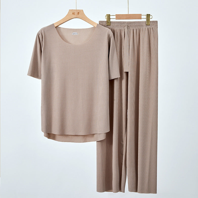 ❄️ Couple's Summer Ice Silk Cool Feeling Sleepwear