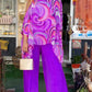 🌸👗Women's Summer Colorful Cool Chiffon 2 Piece Set