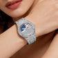 Iced Out Gold US Flag Eagle Watch Diamond Quartz Watch