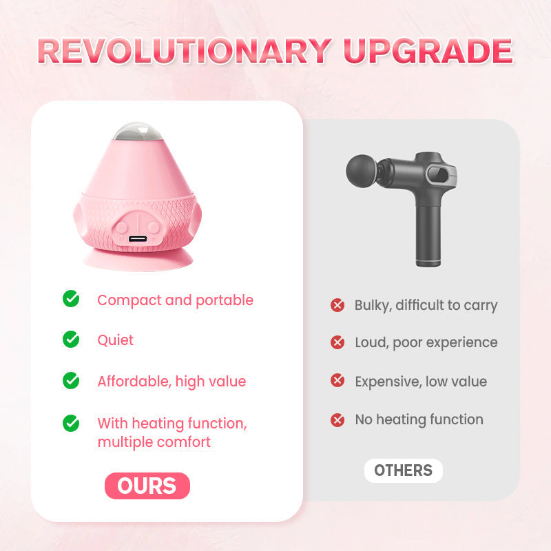 🔥🌟50% OFF Limited Time🌟 Electric Adsorption Type Vibrating Hot Compress Fascia Ball Massager - Combines Vibration and Heat for Deep Muscle Relaxation, Alleviate Fatigue, and Enhance Your Massage Experience!