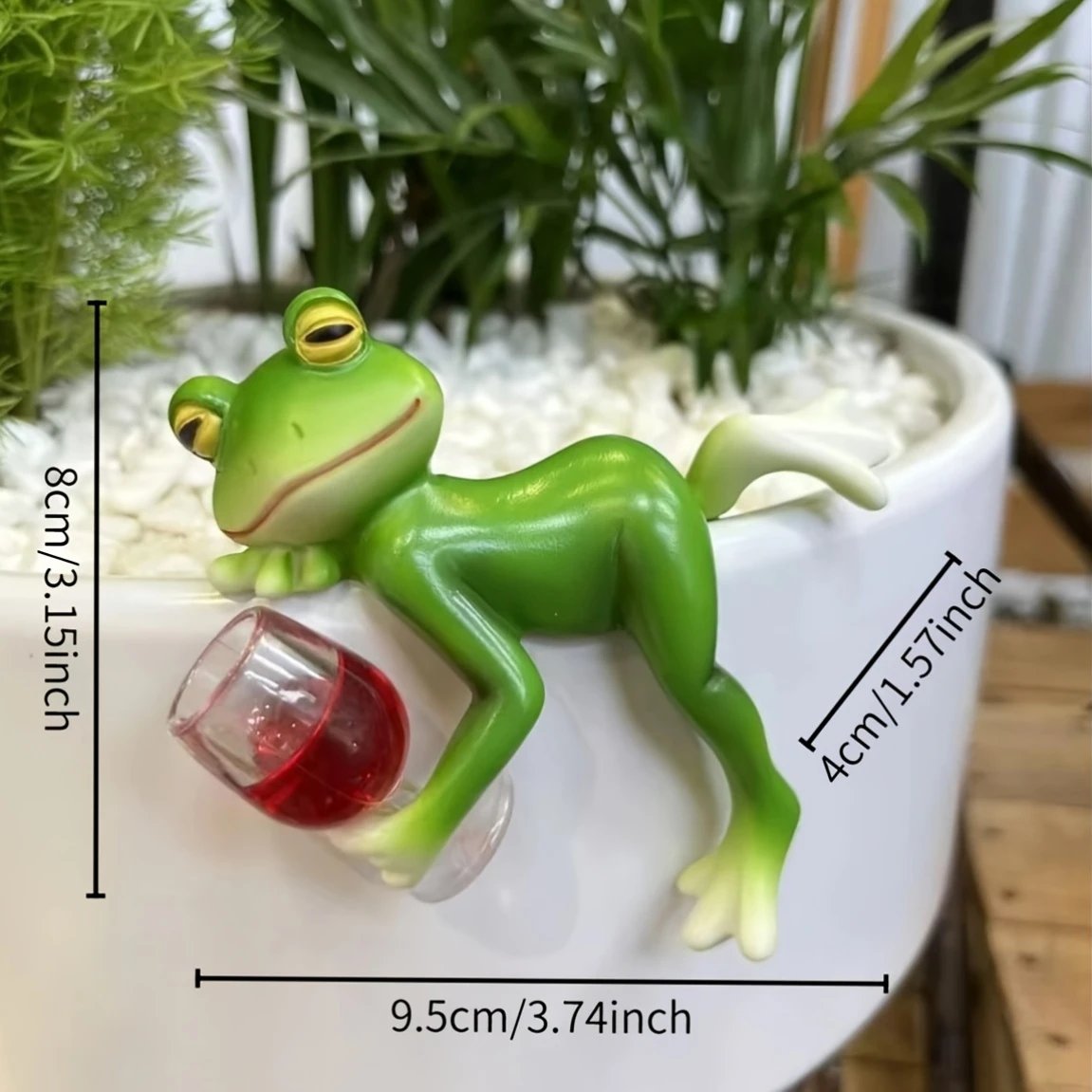 🎁Gift Idea Hot Sale 50% OFF🐸 Frog Flower Pot Hanger Ornament🍷