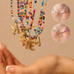 💜LAST DAY PROMOTION - 50%OFF💜 Letter Beaded Necklace for Women🔤A-Z