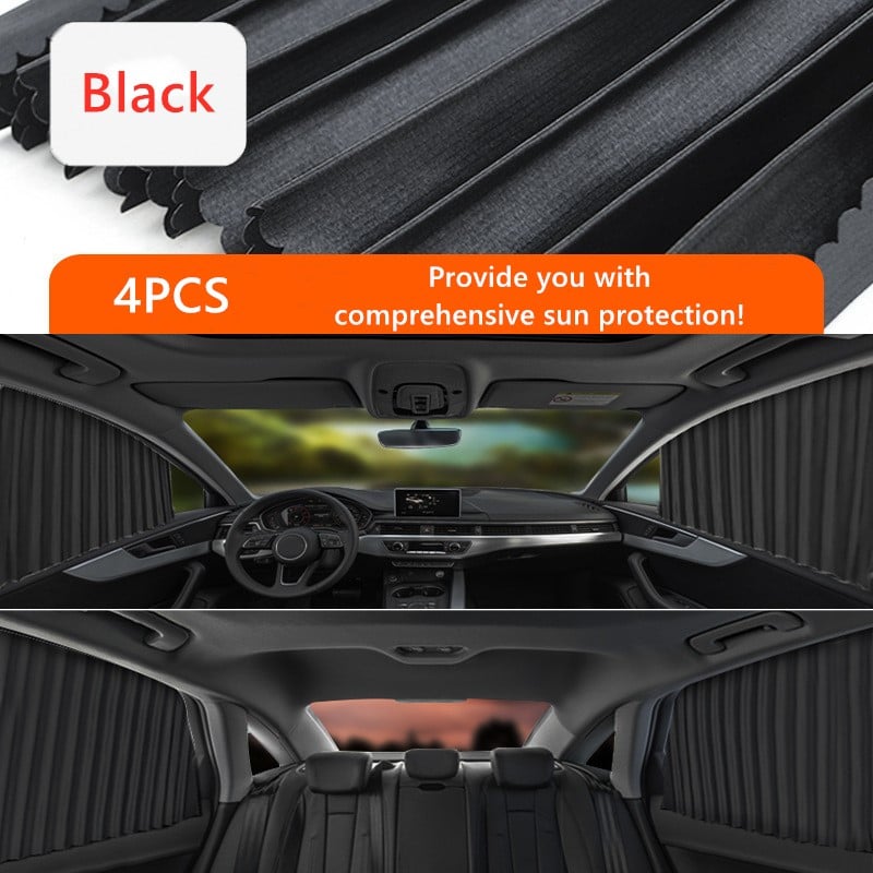 🚗🛡️Magnetic Track Universal Car Side Window Privacy Sunshade Curtain🛡️ Easy Install, Privacy Protection, Essential for Summer Drives!