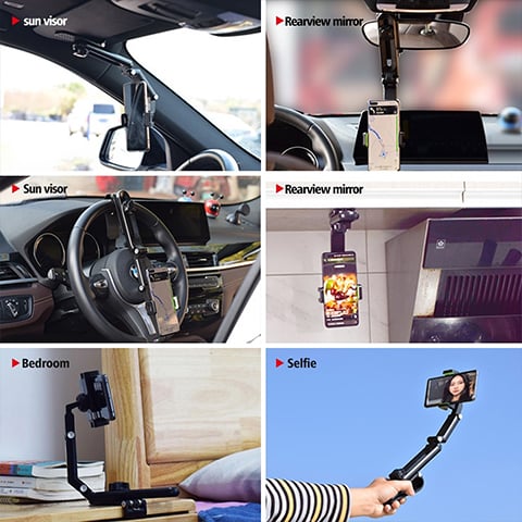 🔥2025 Hot Sale🔥 Rotatable and Retractable Car Phone Holder