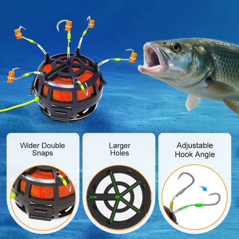 🔥2025 Hot Sale🔥Reverse Bottom Bait Cage Fishing Hook (50% OFF)