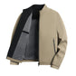 ✨Men's Standing Collar Zipper Casual Jacket