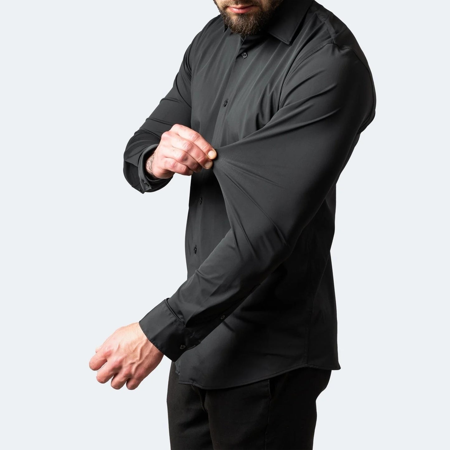 🔥Summer Special🔥Men's Stretch Short Sleeve Dress Shirt