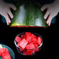 🍴🍉Stainless steel watermelon fork, makes cutting fruit easy and fun!