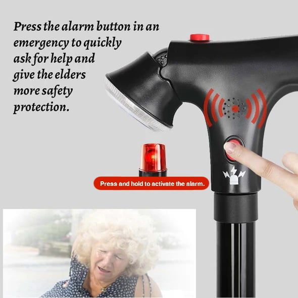 🔥Last Day Sale 50% OFF🔥Multifunctional Folding Elderly Cane🦯