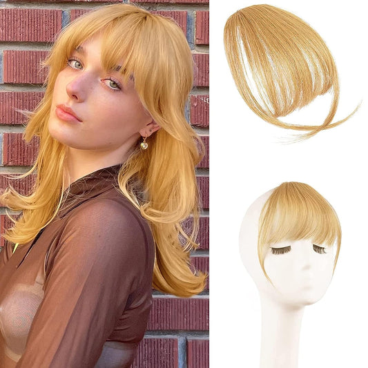 🎀Limited Sale 50% OFF🎀Clip In Bangs 100% Human Hair Extensions Air Bangs