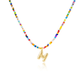 💜LAST DAY PROMOTION - 50%OFF💜 Letter Beaded Necklace for Women🔤A-Z