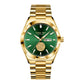 Calonic Kien Men's Luxury Swiss Automatic Gold Watch