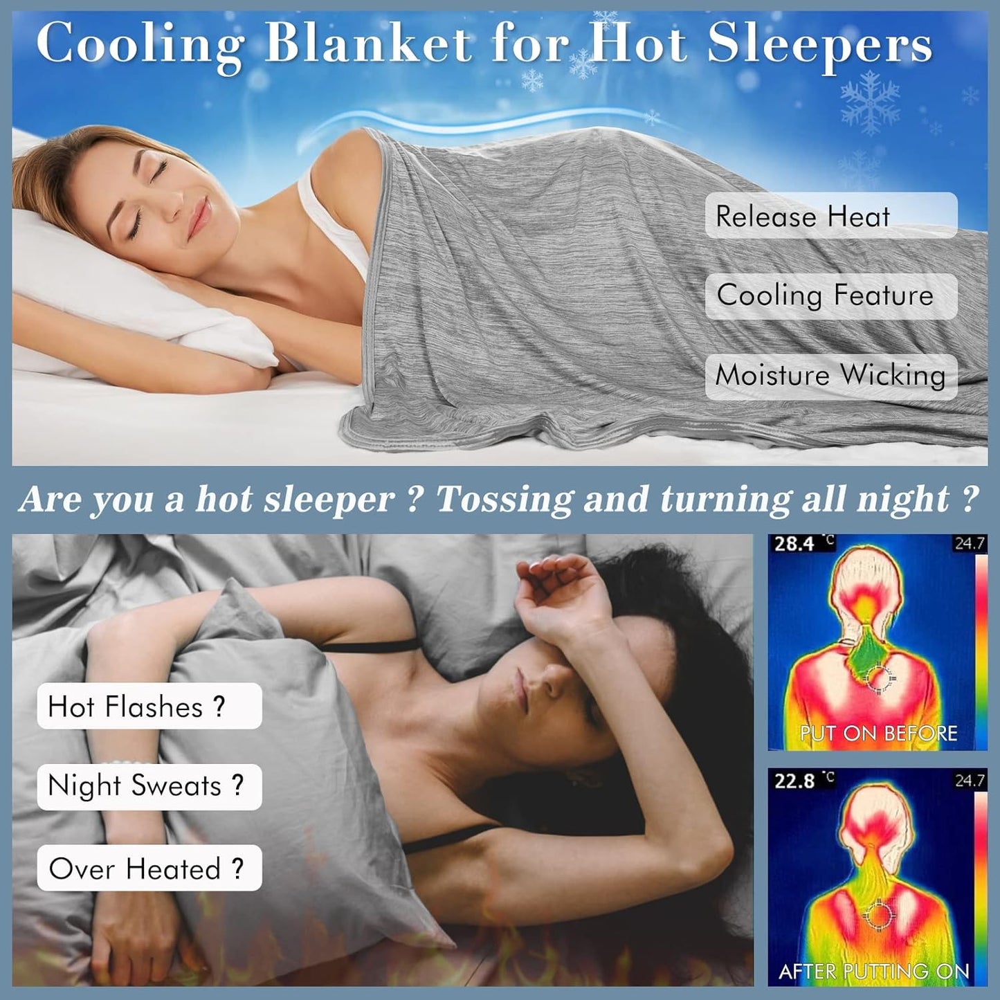 🧊Summer Ultimate Cooling Blanket - 🎁Perfect Gift for Your Loved Ones
