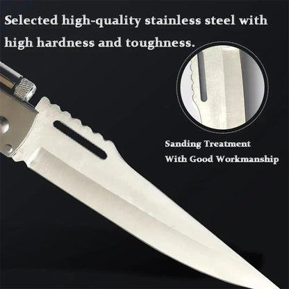 🎅Christmas Sale🎁Outdoor Stainless Steel Portable Floding Knife