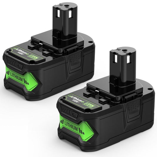 8000MAh Replacement Ryobi 18V Batteries with Indicator Light