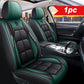 PU leather car seat covers, front set, universal fit for sedans, SUVs, and trucks