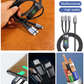🔥Hot Sale 50% OFF⚡Transparent Luminous 3-in-1 Super Fast Charging Cable