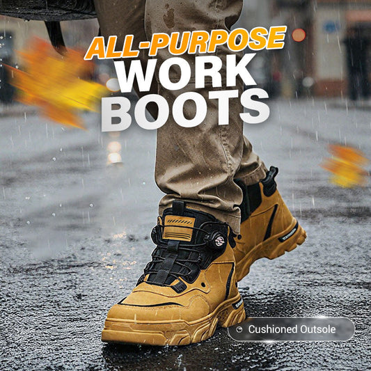 Men's Outdoor Swivel Buckle Work Shoes
