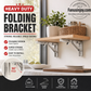 🥳2026 HOT SALE🥳💞50K+ SOLD!💥🛋️📚 Fold in a Second, Declutter Instantly! Multi-use Bracket for a Tidy Kitchen/Study 50% OFF🧱✨
