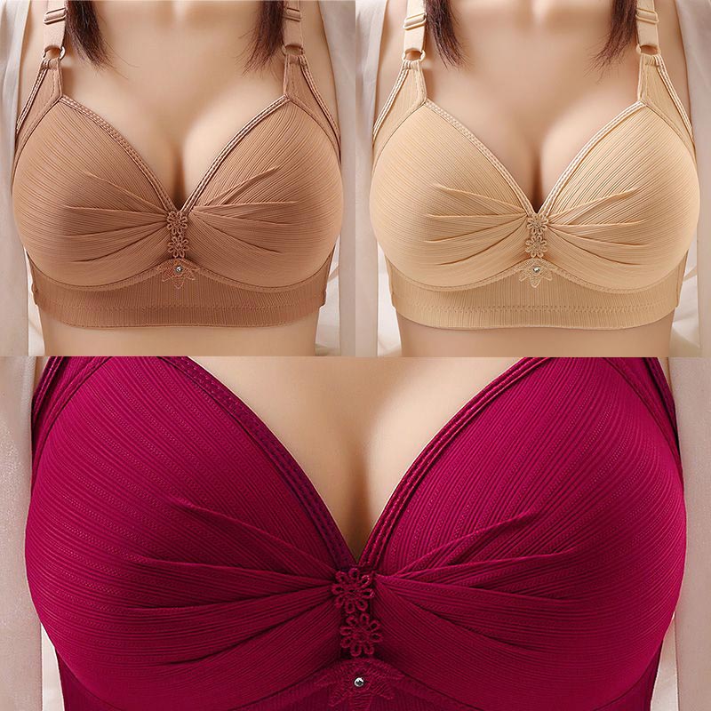 🌞2025 Summer Hot Sale Buy 3 Get 1 Free 🥰Plus Size Comfortable Underwear Bra