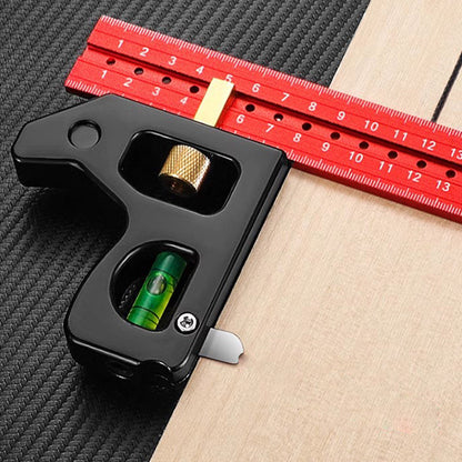 🔥Combination Square Ruler 45-90 degree Marking📏