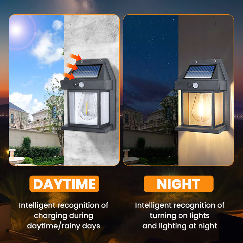 💥💥💡2025 Hot Sale& Coverage 50% OFF-Motion Sensor Solar Tungsten Wall Light