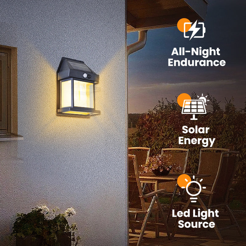 💥💥💡2025 Hot Sale& Coverage 50% OFF-Motion Sensor Solar Tungsten Wall Light