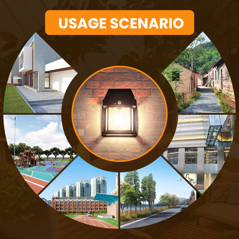 💥💥💡2025 Hot Sale& Coverage 50% OFF-Motion Sensor Solar Tungsten Wall Light