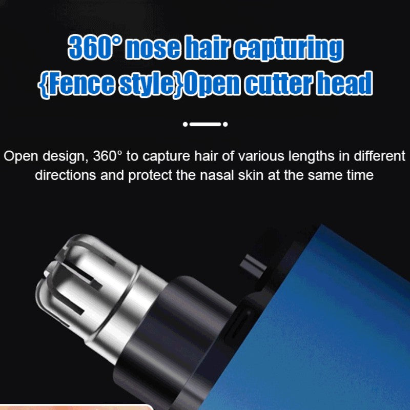 💥🔋50% OFF for a Limited Time🔌 Rechargeable Portable Nose Hair Trimmer - Precise Trimming, Portable and Easy to Use, Essential for Men's Grooming!