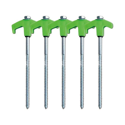 8" Screw-in Tent Stakes Ground Anchors