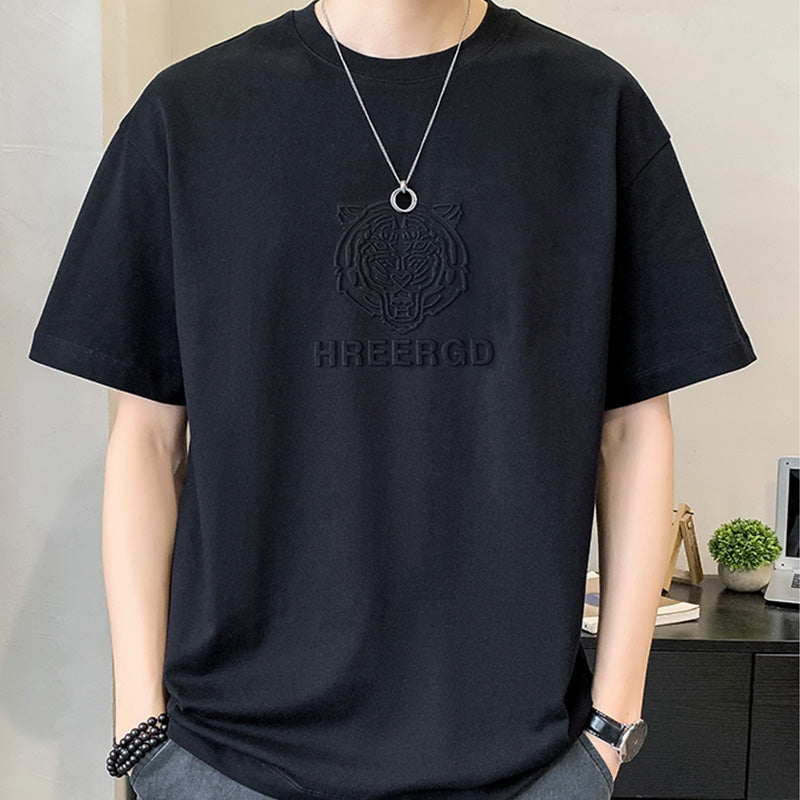 Men's Summer Relaxed Fit Crew Neck T-Shirt