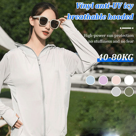 ✨Summer Essentials🌞UPF50+ Breathable Hooded Long Sleeve Sun Protection Jacket💕