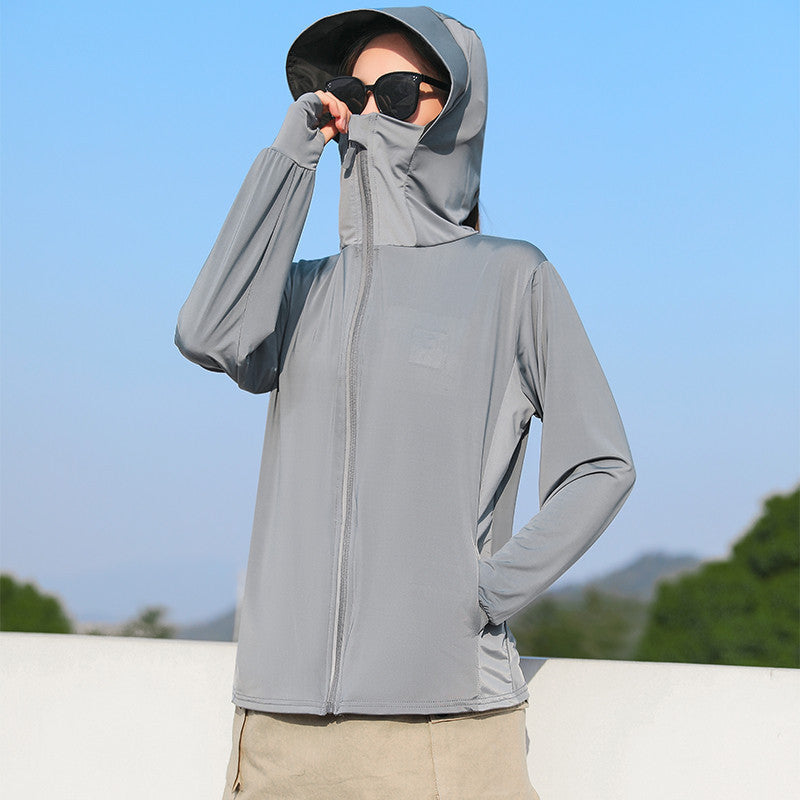 ✨Summer Essentials🌞UPF50+ Breathable Hooded Long Sleeve Sun Protection Jacket💕