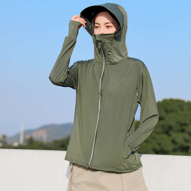 ✨Summer Essentials🌞UPF50+ Breathable Hooded Long Sleeve Sun Protection Jacket💕