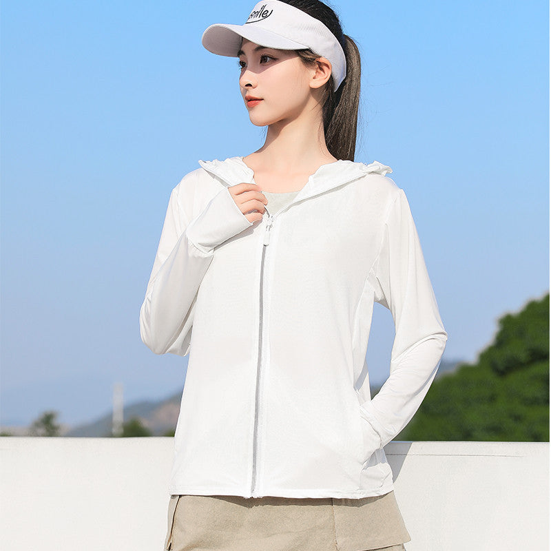 ✨Summer Essentials🌞UPF50+ Breathable Hooded Long Sleeve Sun Protection Jacket💕