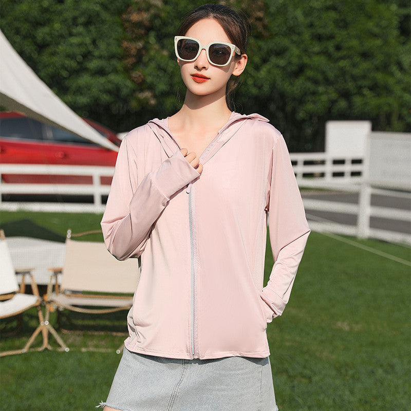 ✨Summer Essentials🌞UPF50+ Breathable Hooded Long Sleeve Sun Protection Jacket💕